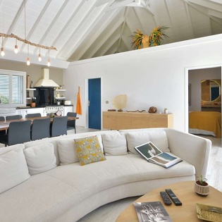 Living Room at WV ALW, Colombier, St. Barthelemy