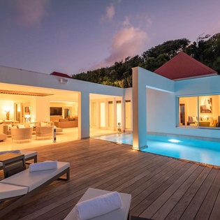 Deck at WV ECL, Camaruche, St. Barthelemy