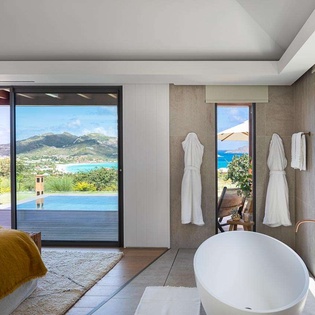 Bedroom at WV CTH, St. Jean, St. Barthelemy