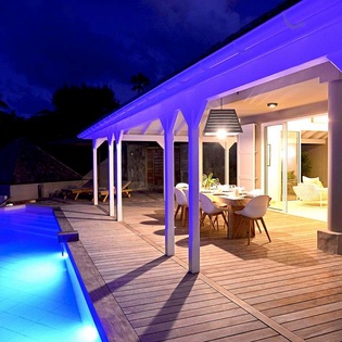 Villa Pool at WV LAR, Petit Cul de Sac, St. Barthelemy