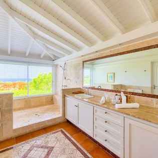 Bathroom at SXM LOT, Hillside/Terres Basses, St. Martin