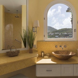 Bathroom at WV JAY, Mont Jean, St. Barthelemy