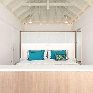 Bedroom at WV DZR, Colombier, St. Barthelemy