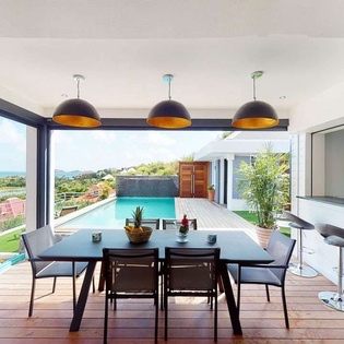 Dining Room at WV FAS, St. Jean, St. Barthelemy