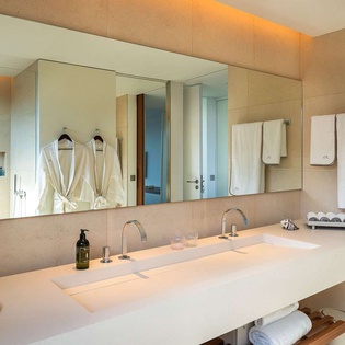 Bathroom at WV LER, Colombier, St. Barthelemy