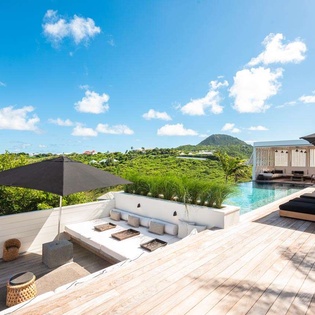 Deck at WV MNT, Pointe Milou, St. Barthelemy