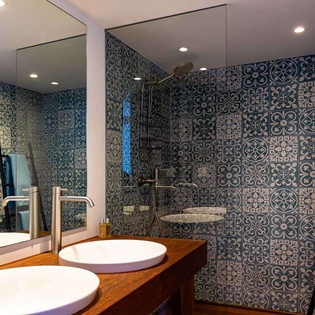 Bathroom at WV LUZ, Camaruche, St. Barthelemy