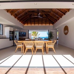 Dining Room at WV ACF, Anse des Cayes, St. Barthelemy