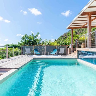Villa Pool at WV BEL, Vitet, St. Barthelemy