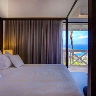 Bedroom at WV ABB, Vitet, St. Barthelemy