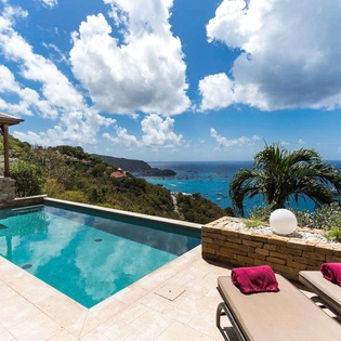 Villa Pool at WV KAN, Colombier, St. Barthelemy