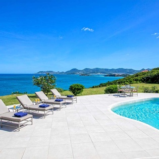 Villa Pool at PIE FAL, Hillside/Terres Basses, St. Martin