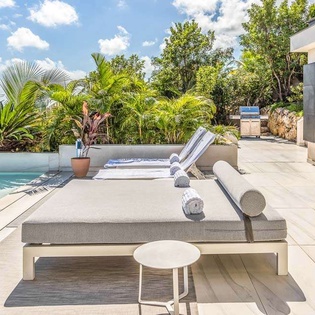 Patio at WV RSD, Vitet, St. Barthelemy