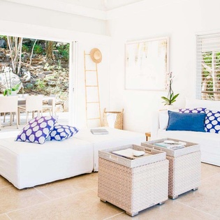 Living Room at WV MRI, Camaruche, St. Barthelemy