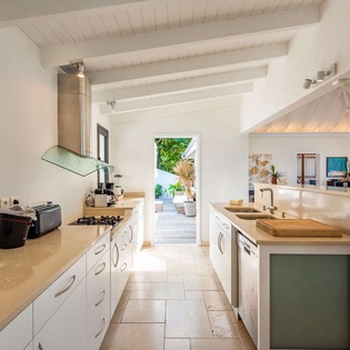 Kitchen at WV TCK, Flamands Beach, St. Barthelemy