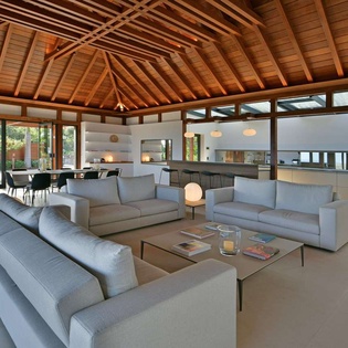 Living Room at WV VUM, Marigot, St. Barthelemy