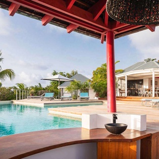 Villa Pool at WV BSN, Lurin, St. Barthelemy