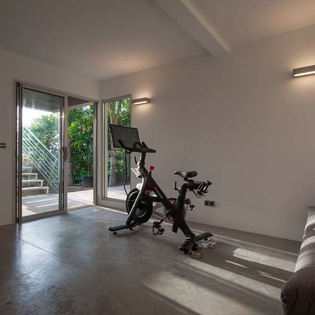 Gym at WV VPM, Pointe Milou, St. Barthelemy