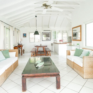 Living Room at WV REL, St. Jean, St. Barthelemy