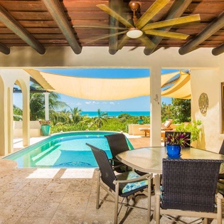 Terrace at TC JSM, Ocean Pt/Taylors, Turks & Caicos
