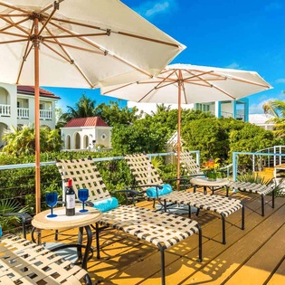 Deck at IE PAP, Grace Bay Turtle Cove, Turks & Caicos