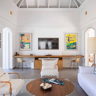 Living Room at WV HBV, Flamands, St. Barthelemy