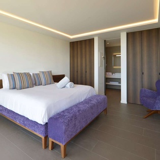 Bedroom at WV TSO, Colombier, St. Barthelemy