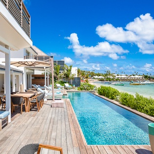 Villa Pool at WV BLE, Grand Cul de Sac, St. Barthelemy