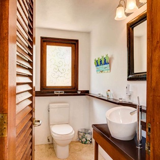 Bathroom at AXA WAV, Shoal Bay East, Anguilla