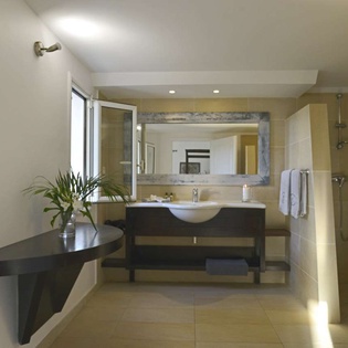 Bathroom at WV LAR, Petit Cul de Sac, St. Barthelemy