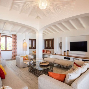 Living Room at SXM BET, Hillside/Terres Basses, St. Martin