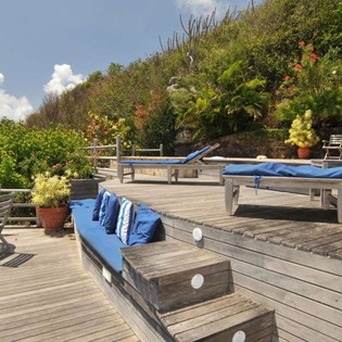 Deck at WV KDY, Marigot, St. Barthelemy