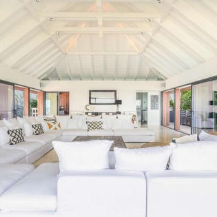 Living Room at WV FLY, Anse des Cayes, St. Barthelemy