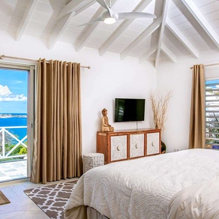 Bedroom at PIE LIB, Beach Side/Baie Rouge, St. Martin