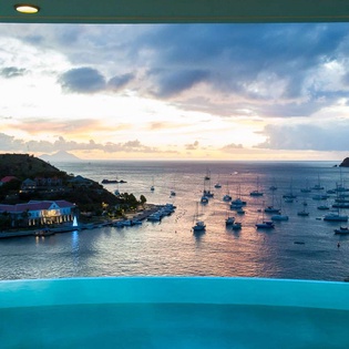 The view from WV LAM, Gustavia, St. Barthelemy