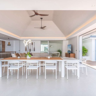 Dining Room at WV REP, Lorient, St. Barthelemy
