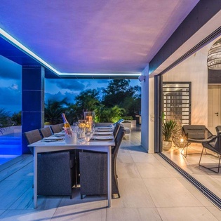 Dining Room at WV RSD, Vitet, St. Barthelemy