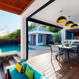 Deck at WV FAS, St. Jean, St. Barthelemy