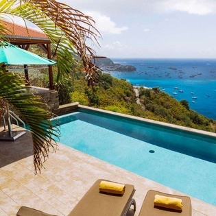 Villa Pool at WV KAN, Colombier, St. Barthelemy
