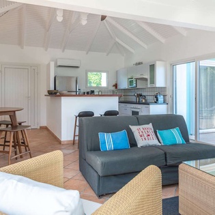 Living Room at WV STC, Camaruche, St. Barthelemy