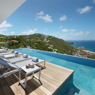 Villa Pool at WV TSO, Colombier, St. Barthelemy