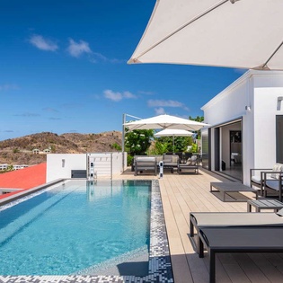 Villa Pool at WV CIO, Grand Cul de Sac, St. Barthelemy