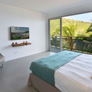 Bedroom at WV ABR, Anse des Cayes, St. Barthelemy