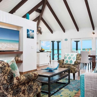 Living Room at IE BAS, Chalk Sound/Taylors, Turks & Caicos