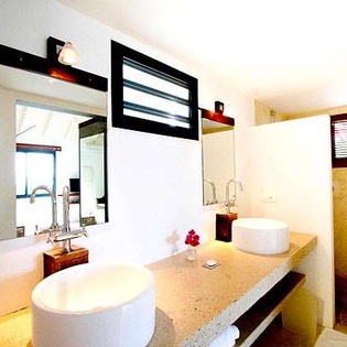 Bathroom at WV ABT, Anse des Cayes, St. Barthelemy