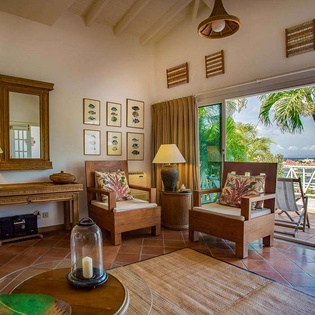 Sitting Room at WV LKJ, Gustavia, St. Barthelemy