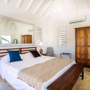 Bedroom at WV NOC, Mont Jean, St. Barthelemy