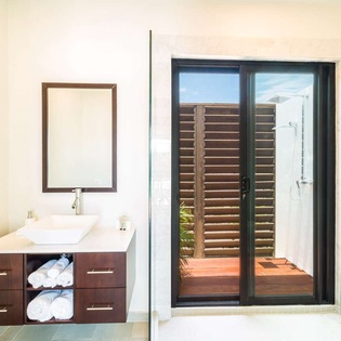 Bathroom at TC TRA, Grace Bay Turtle Cove, Turks & Caicos