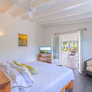 Bedroom at WV EMM, Lorient, St. Barthelemy