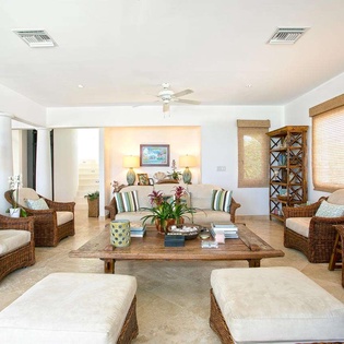 Living Room at PIE BDV, Beachfront/Cupecoy, St. Martin
